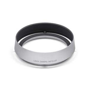 Leica 19658 Zonnekap Q3, rond, aluminium, zilver geanodiseerde afwerking