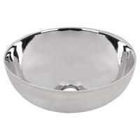 Differnz Shine waskom keramiek | grijs/zilver | Ø 40 x 13.5 cm