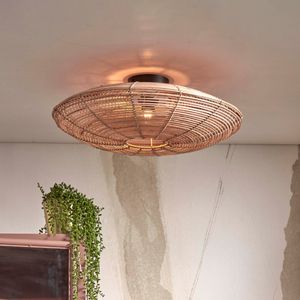 GOOD&MOJO Plafondlamp 'Tanami' Rotan, 55cm, kleur Naturel