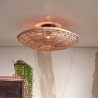 GOOD&MOJO Plafondlamp 'Tanami' Rotan, 55cm, kleur Naturel