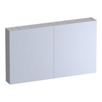 Brauer Impress Deluxe Spiegelkast - 120 cm - met interne en externe Verlichting - 2 Dubbelzijdige Spiegeldeuren - Forest Seashell