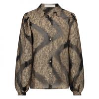 Nukus - Zwart | Dames | Blouse | Zwart | L | regular | Kamst mode