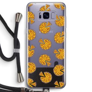 You Had Me At Pizza: Samsung Galaxy S8 Transparant Hoesje met koord