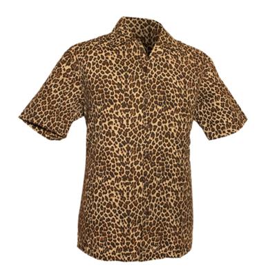 Chenaski Leopard Shortsleeve Shirt -XXL