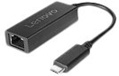 Lenovo GX90M41965 kabeladapter/verloopstukje USB-C RJ-45 Zwart