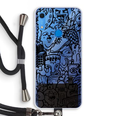 Vexx Black Mixtape: Huawei Y6s Transparant Hoesje met koord