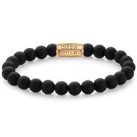 Rebel and Rose RR-80085-G Armband Mad Panther Gold 8 mm L 19 cm