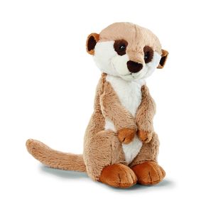 Nici stokstaartje pluche knuffel - bruin - 30 cm