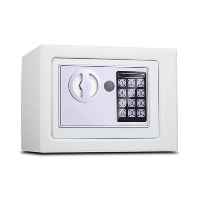 17E Home Mini elektronische beveiliging Lock box Wandkast veiligheid box zonder munt bediende functie (wit)