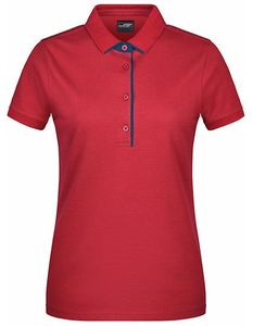 James+Nicholson JN725 Dames Polo Single Stripe