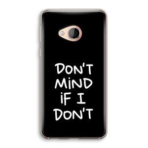 Don't Mind: HTC U Play Transparant Hoesje