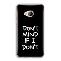 Don't Mind: HTC U Play Transparant Hoesje