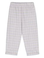 Brunello Cucinelli Kids pantalon de pyjama à carreaux - Gris - thumbnail