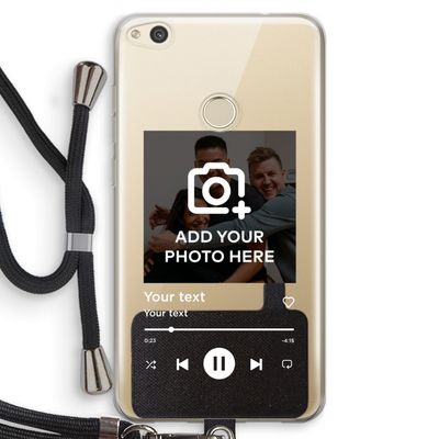 Music Player: Huawei Ascend P8 Lite (2017) Transparant Hoesje met koord
