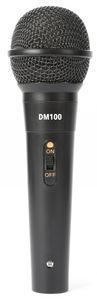 Fenton DM100 zwarte dynamische microfoon voor o.a. DJ&apos;s en karaoke