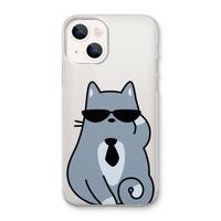 Cool cat: iPhone 13 mini Transparant Hoesje