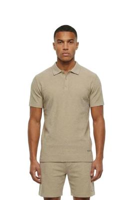 Malelions Bouclé Polo Mmb30026035 Poloshirts Light Taupe