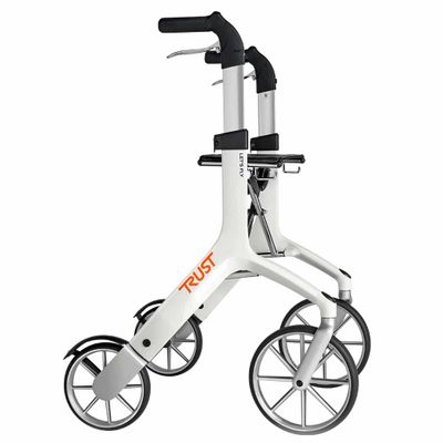 Lichtgewicht rollator Let&apos;s Fly (6,9 kg) | Kleur : Wit | TrustCare