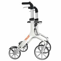 Lichtgewicht rollator Let's Fly (6,9 kg) | Kleur : Wit | TrustCare Lichtgewicht rollator Let's Fly (6,9 kg) | Kleur : Wit | TrustCare