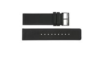 Horlogeband Obaku 116-Z Leder Zwart 24mm - thumbnail