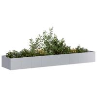 VidaXL Plantenbak 360x80x40 cm gegalvaniseerd staal