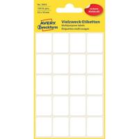 Etiket avery 3043 22x18mm wit 120st | 10 stuks