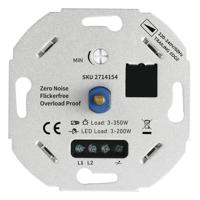 HOFTRONIC™ LED dimmer - 3-200 watt - Geschikt voor fase afsnijding - Universeel HOFTRONIC™ LED dimmer - 3-200 watt - Geschikt voor fase afsnijding - Universeel