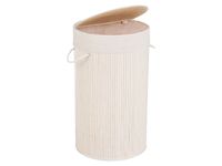Wenko Waskist »Bamboo«, 55 l inhoud, met katoe (Wit)