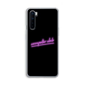 Vice Black: OnePlus Nord Transparant Hoesje
