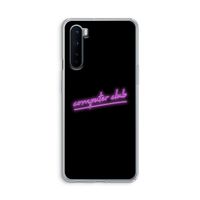 Vice Black: OnePlus Nord Transparant Hoesje