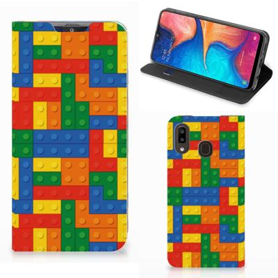 Samsung Galaxy A30 | Hoesje met Magneet | Blokken