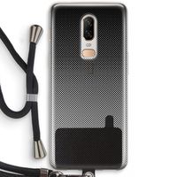 Musketon Halftone: OnePlus 6 Transparant Hoesje met koord