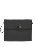 Ferragamo pochette Gancini Studio - Noir