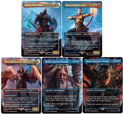 Magic the Gathering TCG Secret Lair x Playstation - God of War Magic the Gathering TCG Secret Lair x Playstation - God of War