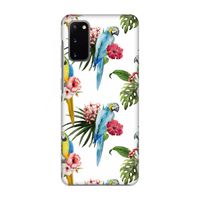 Kleurrijke papegaaien: Volledig geprint Samsung Galaxy S20 Hoesje