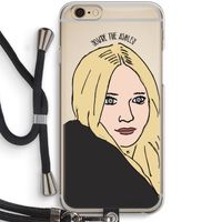 Ashley: iPhone 6 / 6S Transparant Hoesje met koord