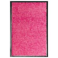VidaXL Deurmat wasbaar 40x60 cm roze