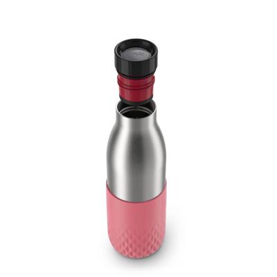 EMSA Bludrop Sleeve N3110800 drinkfles Fitness, Sporten 500 ml Roestvrijstaal Koraal, Roestvrijstaal