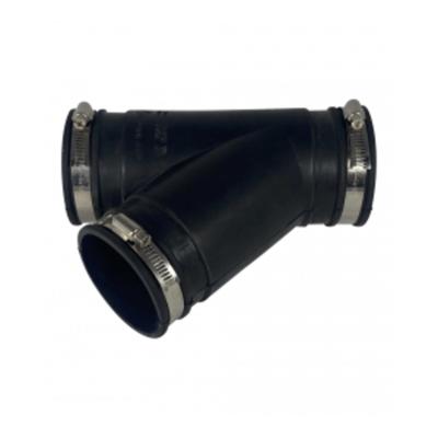 Air Aqua Flexibel Rubber Y-stuk 75mm voor Vijvers - Duurzaam, Weerbestendig & Gemakkelijke Installatie