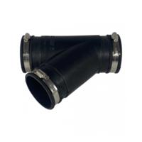 Air Aqua Flexibel Rubber Y-stuk 75mm voor Vijvers - Duurzaam, Weerbestendig & Gemakkelijke Installatie