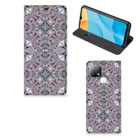 OPPO A15 Standcase Flower Tiles - thumbnail