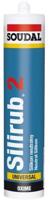 Soudal silirub 2 | siliconenkit | wit | 300 ml - 102392
