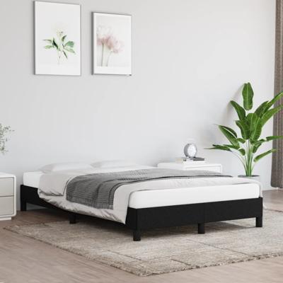 Bedframe zonder matras 120x190 cm stof zwart