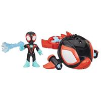 Miles Morales Water-Webs Spinning Dolphin-figuur en voertuig, Marvel Spidey en zijn geweldige vrienden, vanaf 4 jaar