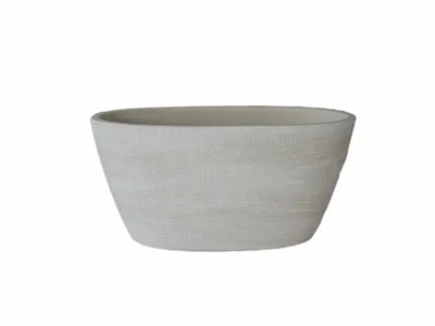 Schaal tokio ovl 29x15x14cm creme