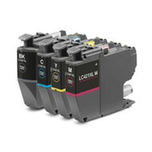 Huismerk Brother LC-421XL Inktcartridges Multipack (zwart + 3 kleuren)