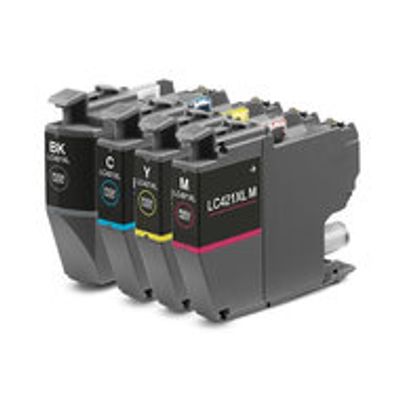 Huismerk Brother LC-421XL Inktcartridges Multipack (zwart + 3 kleuren)
