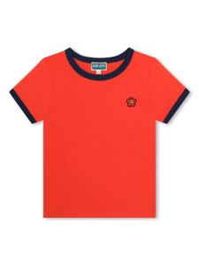 Kenzo Kids t-shirt en coton à motif Boke Flower - Rouge