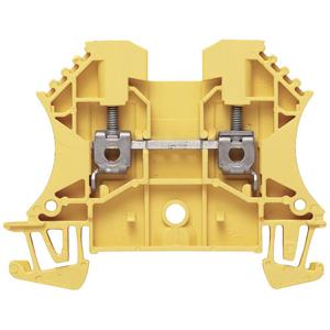 Weidmüller 2429520000 Doorgangsserieklem 5.10 mm Schroeven Zwart, Geel 100 stuk(s)