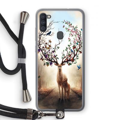 Seasons Change: Samsung Galaxy A11 Transparant Hoesje met koord